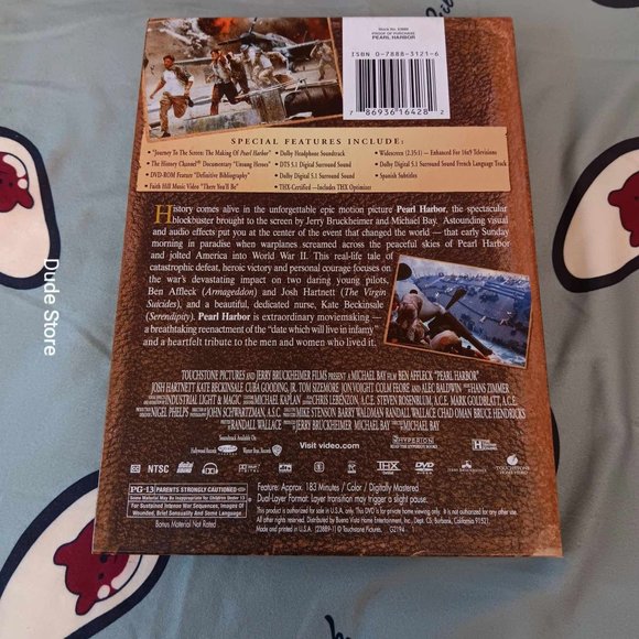 PEARL HARBOR - 60TH ANNIVERSARY 2 DVD SET - 2001 MOVIE - COMMEMORATIVE EDITION - Picture 4 of 4